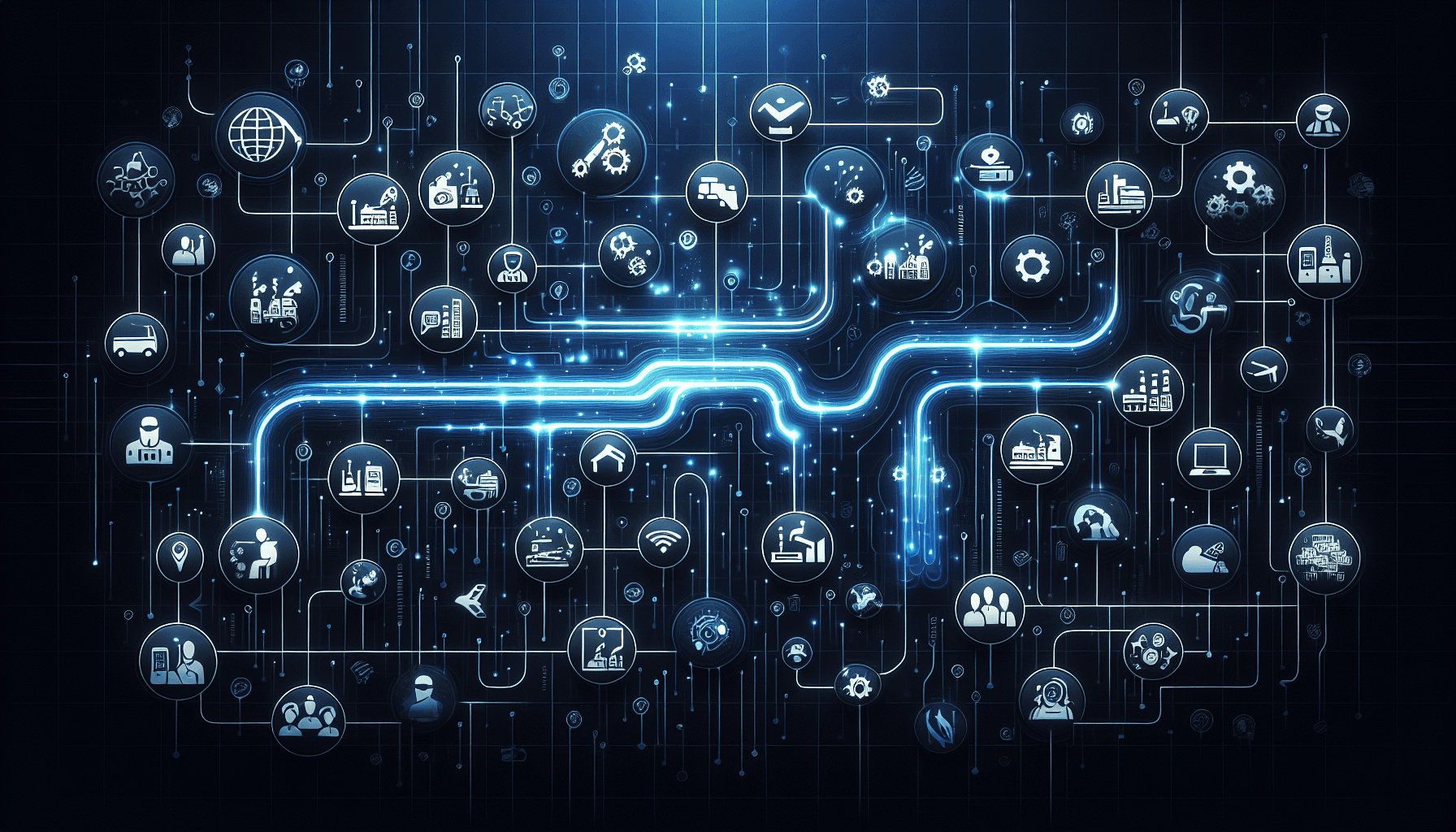 Automated workflow pipelines connecting healthcare manufacturing and business operations