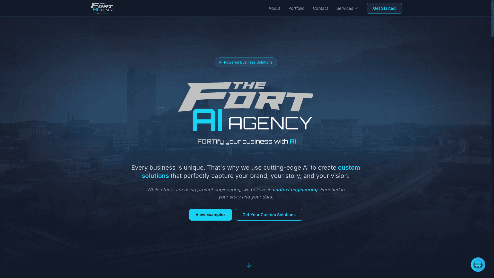 The Fort AI Agency Screenshot